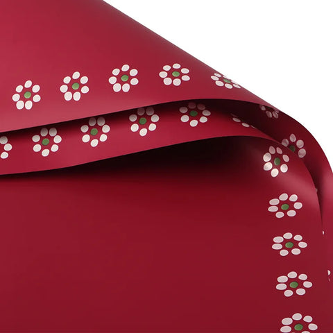 New Small Flower Ouya Paper Eco-Friendly Water-proof Coated Single Side Recyclable Solid Color Bouquet