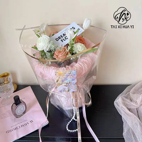 Wholesale 58*58cm Waterproof Flower Bouquet Packaging Wrapping Paper Florist Supplies for Flowers Packing Materials