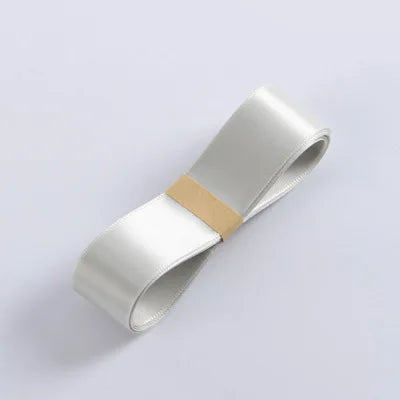 2.5cm Dacron Satin Ribbon-Luxury Biodegradable Ribbon for Valentine's Day Wedding & Christmas Gift Packaging
