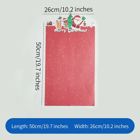 Christmas Floral and Snowman-themed Gift Wrapping Paper PE Coated 'Christmas Eve' for Apple Bouquet Wrap
