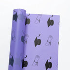 Waterproof Bow Book Roll Flower Wrapping Paper for Graduation Season Coated Material