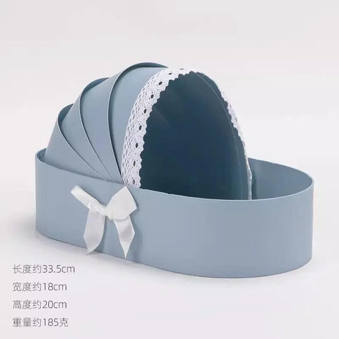 Cradle Flower Box Egg Postpartum Hand Gift Box Flower Basket Flower Bouquet Packaging Box