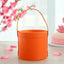 Korean Flower Arrangement Handheld Leather Round Gift Box Qixi Rose Bouquet for Cosmetic Use Handmade Round Hand Holding Bucket