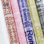 Virgin Pulp Super Soft Waterproof Flower Wrapping Paper PVC Coated Bouquet and Gift Wrapping Paper