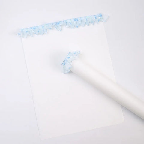 High-End Lace Edge Bouquet Wrapping Paper Single-Sided Coated Packaging Material