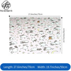 Cute Sheep Night Sky Eco-Friendly Craft Paper Wrapping Custom Printed Cartoon Lamb & Star Moon Gift Wrap for Baby Shower