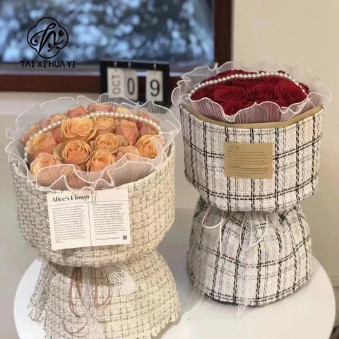 Elegant Recyclable PE Coating Flower Gift Wrapping Paper Wholesale Florist Supplies for Elegant Bouquet Packaging