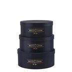 Wholesale Large Size Round Hat Box for Hat Sets Floral Bouquet Box Round Rose Gift Flower Boxes With Gold Foil Stamp Logo