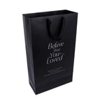 Valentine's Day Square Oversized Tote Ins-Inspired Flower Bouquet Wrapping Bag Lamination White Luxury Eco-Friendly Gift