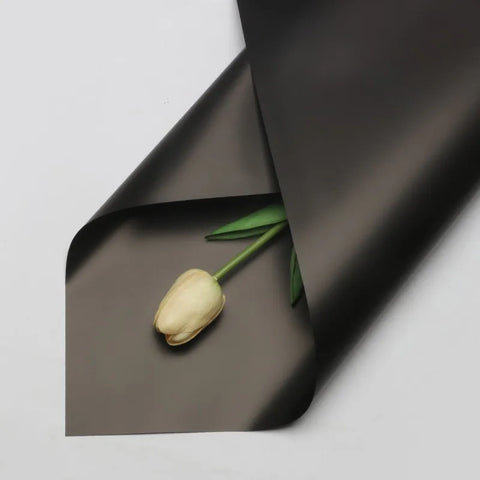 Handmade Ou Ya Two-Color Floral Wrapping Paper Waterproof Flower Packaging with Coating for Bouquets
