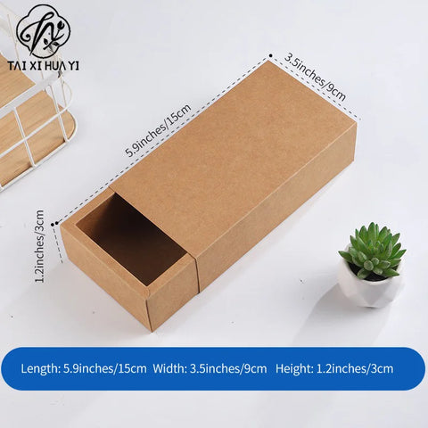 Customized Eco-Friendly Plastic Folding Drawer Boxes with Offset Printing White Transparent Gift Boxes