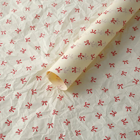 Custom Floral Wrapping Paper Single-Sided Coated Pink Flower Bouquet Gift Mailer Folding Packaging for Floral Product Packaging