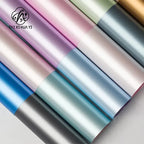 Matte Gold Sand Floral Bouquet Gift Packaging Paper Two-Tone Two-Sided Coating