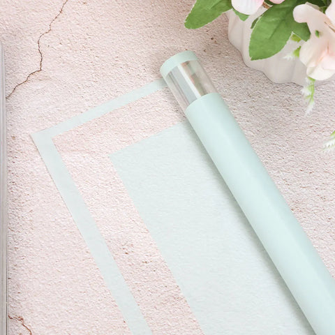 Pure Paper Waterproof Glass Paper Bouquet Single-sided Coated Flower Wrapping Gift Packaging Material