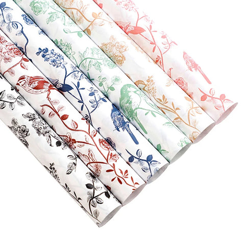 Qixi Wave Gauze Fresh Bouquet Packaging Materials Korean Wave Design Pleats Single Side Coated Eco-Friendly Water-proof