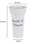 Oversized Floral PVC Hydration Container Decorative Flower-Design Packaging Tub