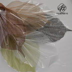 2025 New Flower Wrapping Stretch Film 72x33cm Leaf Shape Translucent Waterproof Florist Supplies