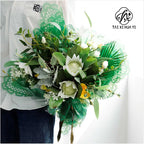 Glass Paper with Petal Lace Design Transparent Plastic Waterproof Flower Paper Single Side Coating Flower Wrapping Paper