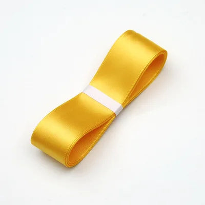 2.5cm Dacron Satin Ribbon-Luxury Biodegradable Ribbon for Valentine's Day Wedding & Christmas Gift Packaging