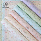 Premium Cotton Art Paper Floral Bouquet Wrapping Paper Virgin Floral Packaging Supplies for Valentine's Day Gift