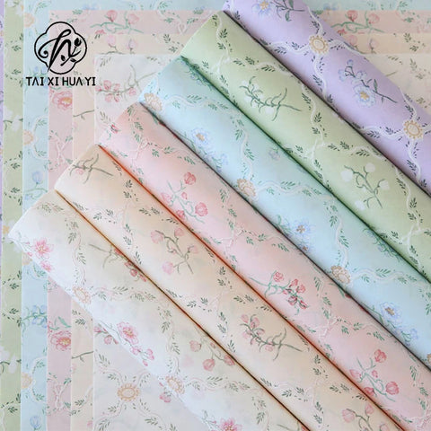 Premium Cotton Art Paper Floral Bouquet Wrapping Paper Virgin Floral Packaging Supplies for Valentine's Day Gift