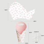 New Flowery Brand Recyclable Oil-Painted Handheld Ice Cream Shaped Stamping Paperboard Liner Customizable Gift Craft Box