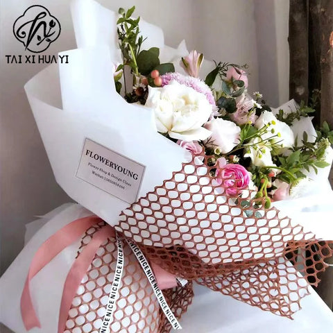 Lafite Coated Single Side Water-proof Eco-Friendly Recyclable Offset Printed Flower Wrapping Paper