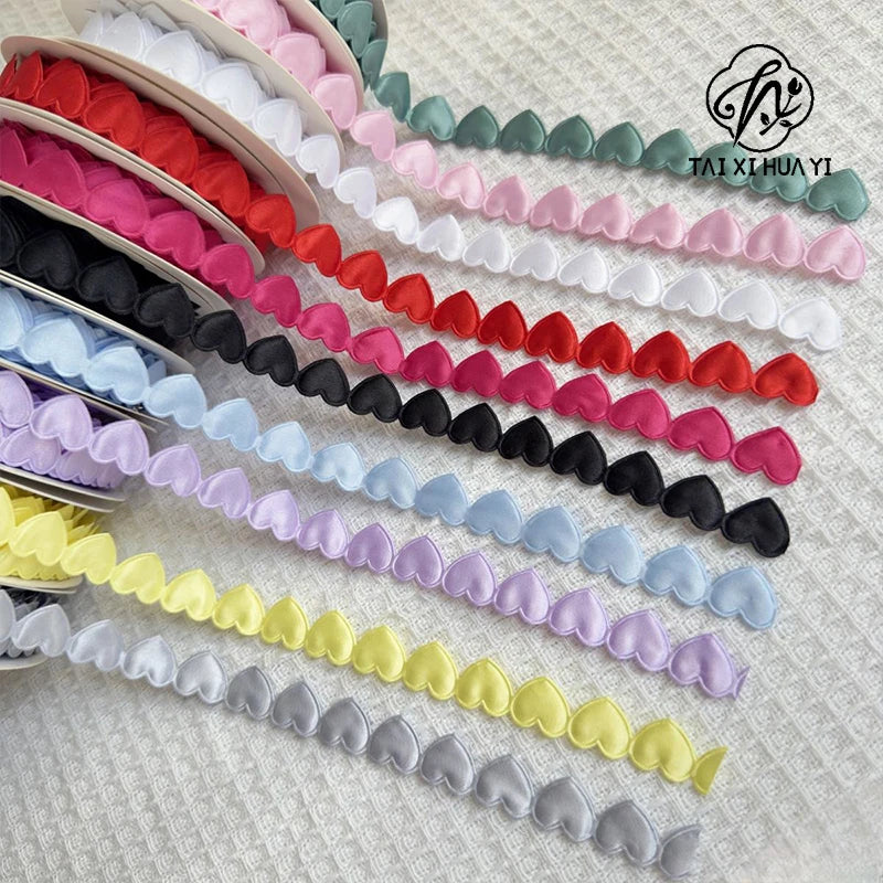 Luxury 520 Love Floral Bouquet Ribbon Christmas Wedding Polyester Ribbon for Cake Baking and Gift Packaging รูปสินค้าหลัก