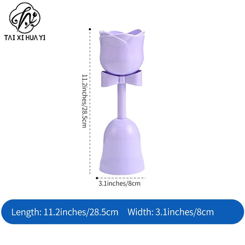 High Beauty Plastic Tulip Flower Cup Vase Creamy Style Floral Ornament for Fresh Bouquet Gift Home Decoration