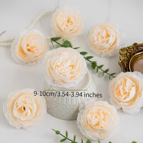 Tongcao Large Dried Peony Flower Home Decoration Preserved Artificial Red Flower Ball Arrangement Centerpieces Bunches