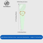 Transparent OPP Heart Pattern Soft Translucent Stretch Film Bouquet Bag Moisture-Proof Floral Shop Single Rose Packaging Plastic