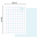 Internet Celebrity Simple Grid Packaged Coated Flowers DIY Mother's Day Bow Wrapped Bouquet