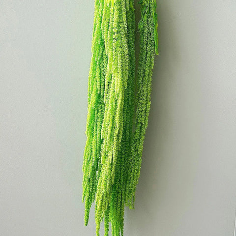 Preserved DIY Tassel Dried Decoration Flower Wall Backdrop White Artificial Flower Table Runners for Wedding Decor