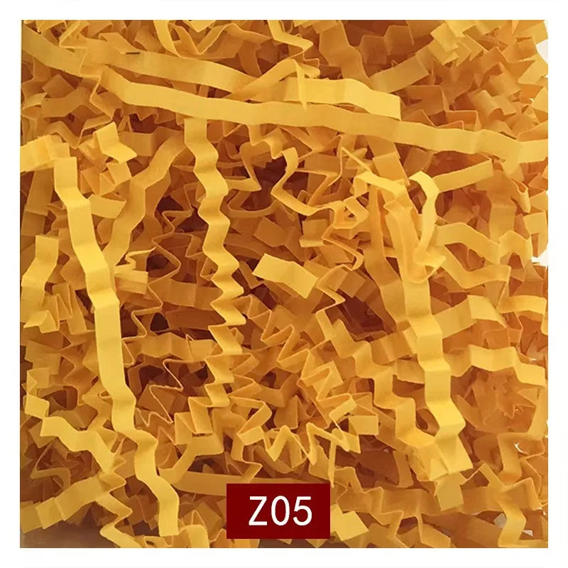 Elegant Luxury Crepe Paper Crinkle Cut Shredded Material for Gift Baskets and Box Packaging Premium Decorative Filler