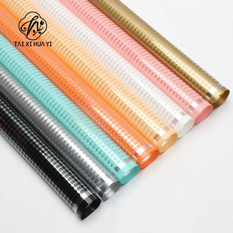 High Quality Coated Single Side Eco-friendly Water-proof Flower Packaging Paper with Love Flower Design