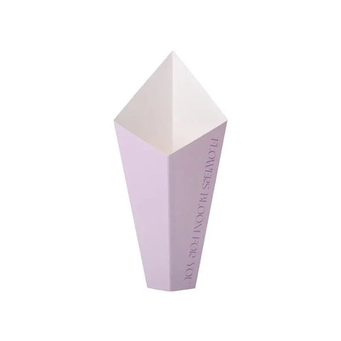 Embrace Pink Hexagon Box Handheld Flower Wrapping Paper for Floral Bouquets Floral Decorations Tube Florist Packaging Cone Shape
