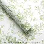Qixi Wave Gauze Fresh Bouquet Packaging Materials Korean Wave Design Pleats Single Side Coated Eco-Friendly Water-proof
