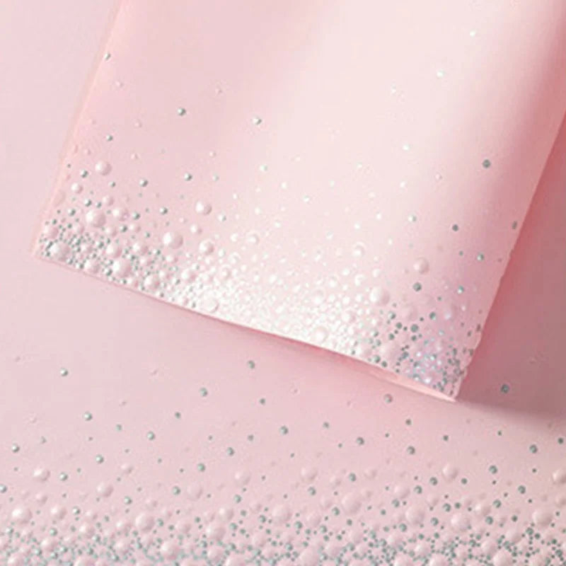 Wholesale Bouquet Wrapping Paper Recyclable Virgin Pulp PE Coating for Flower Packing Wrap
