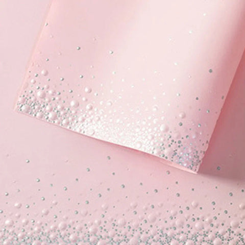 Wholesale Bouquet Wrapping Paper Recyclable Virgin Pulp PE Coating for Flower Packing Wrap