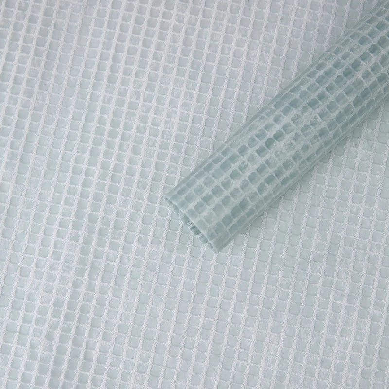 Valentine's Day 57*57cm Non-Woven Waterproof Paper New Grid Flower Bouquet Solid Color Wrapping Paper with Virgin Pulp Style