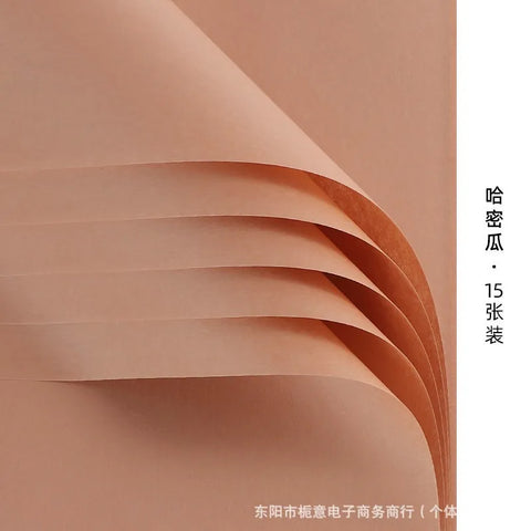 Fenghua Thick Kraft Paper Single-Sided Solid Color Korean Bouquet Material for Unique Packaging Elegant Touches