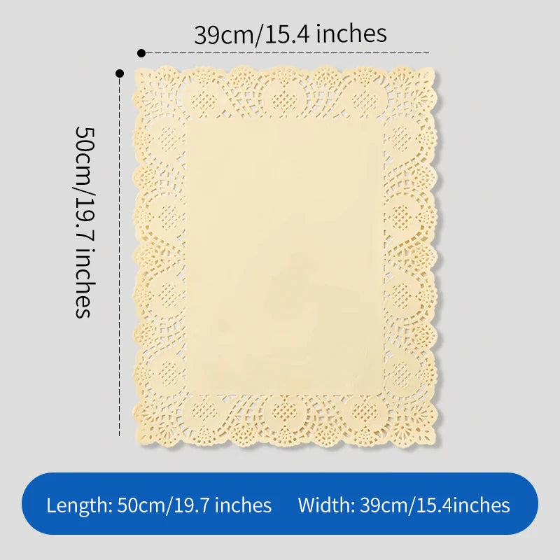Coated Sea Salt Cheese Hollow Lace Edge Flower Packaging Paper Single Side for Mother's Day Bouquet