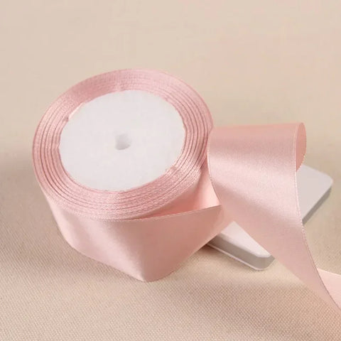 22meters Satin Ribbon 50-Color 4cm Sash DIY Craft Handmade Christmas Wedding Party Fabric Decoration Polyester Gift Ribbons