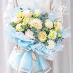 Flower Bouquet Packaging Paper Single-Sided Coated Wrapping Paper for Flower Shops