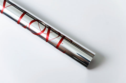 Valentine's Day Waterproof PE Coated Plastic Wrapping Paper 58*58cm for Bouquet Flower Gift Packaging