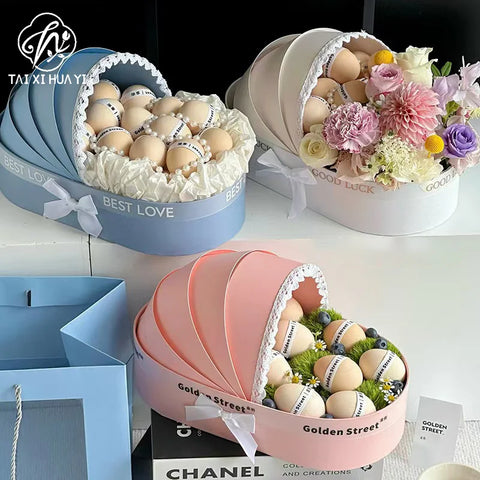 Cradle Gift Box Creativity Flower Packaging Gift Box Paper Material Gift Box