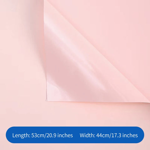 Premium Large Rose Wrapping Paper for Fresh Flower Bouquets Waterproof PE Coating for Packaging Paper