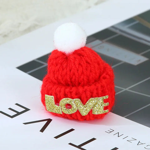 Red Fruit Branches Golden Fortune Handicraft Fashion Christmas Decoration Cashmere Yarn Flower Pot Hanging Accessories