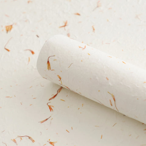 Floral Premium Sense Flower Wrapping Paper Hand Torn Dongba Paper Thickened Art Paper Bouquet Material Virgin Pulp Style PE