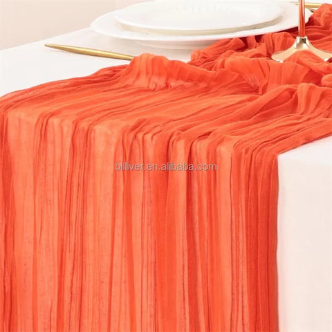Customized Woven Polyester Non-slip Eco-friendly Durable Tablecloth Wedding Banquet Home Use Non-Iron